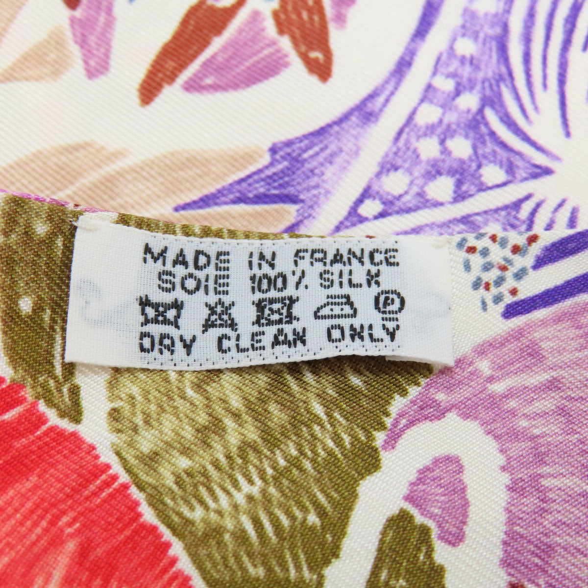 HERMES scarf silk Red Twilly Women Used