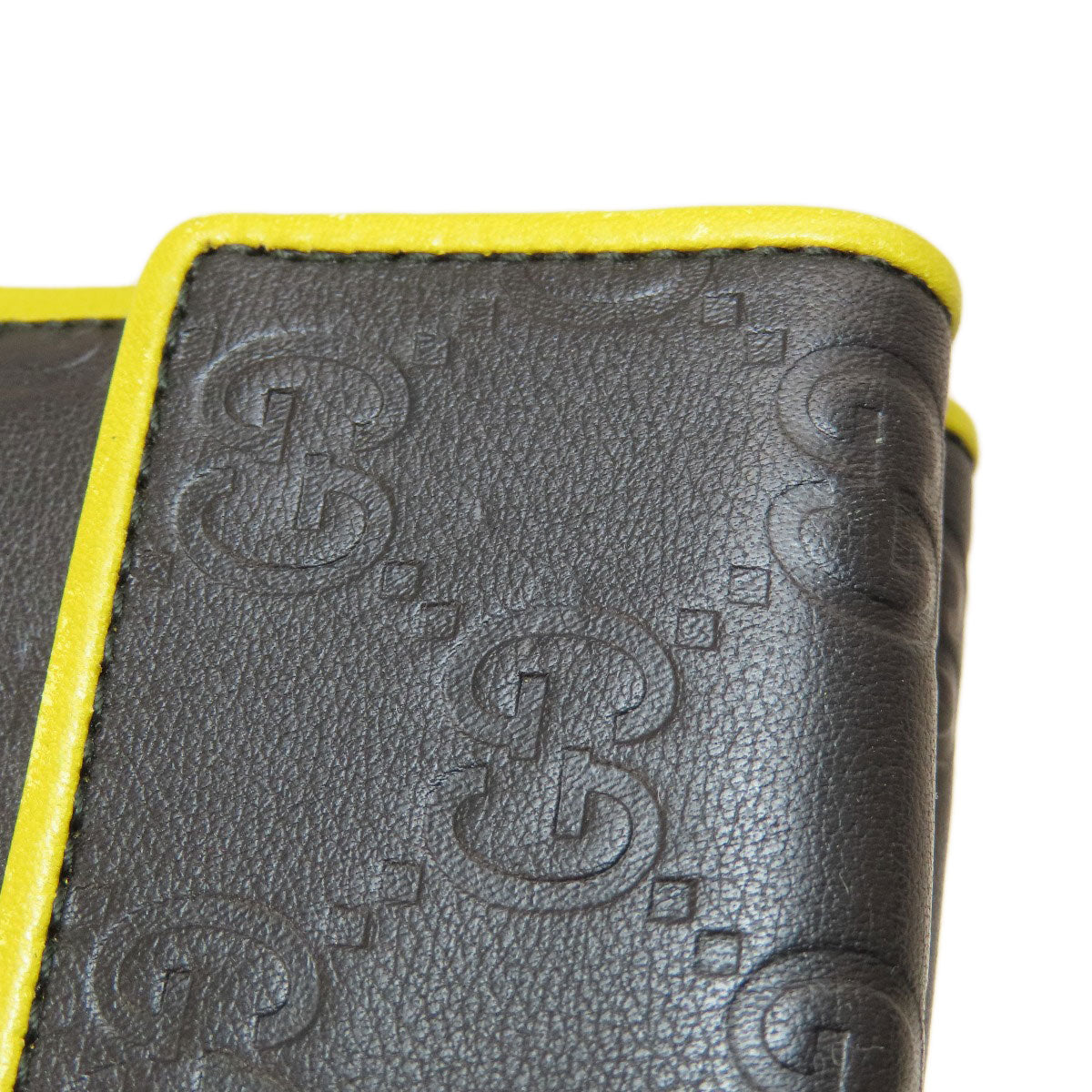 GUCCI Bifold Wallet 256442 leather black GG Shima