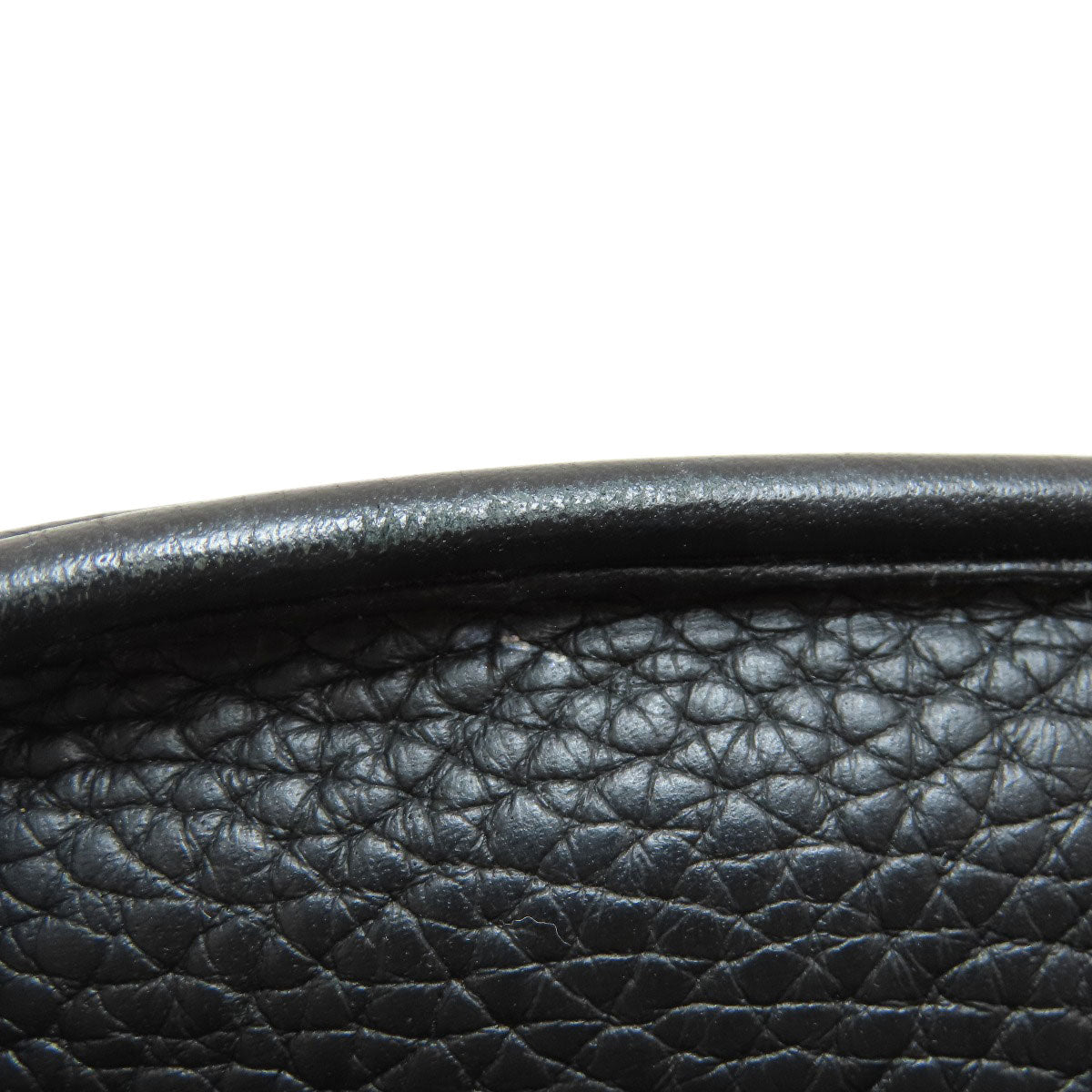 HERMES Shoulder Bag Taurillon Clemence black Evelyn TPM Black Gold Metal Women Used