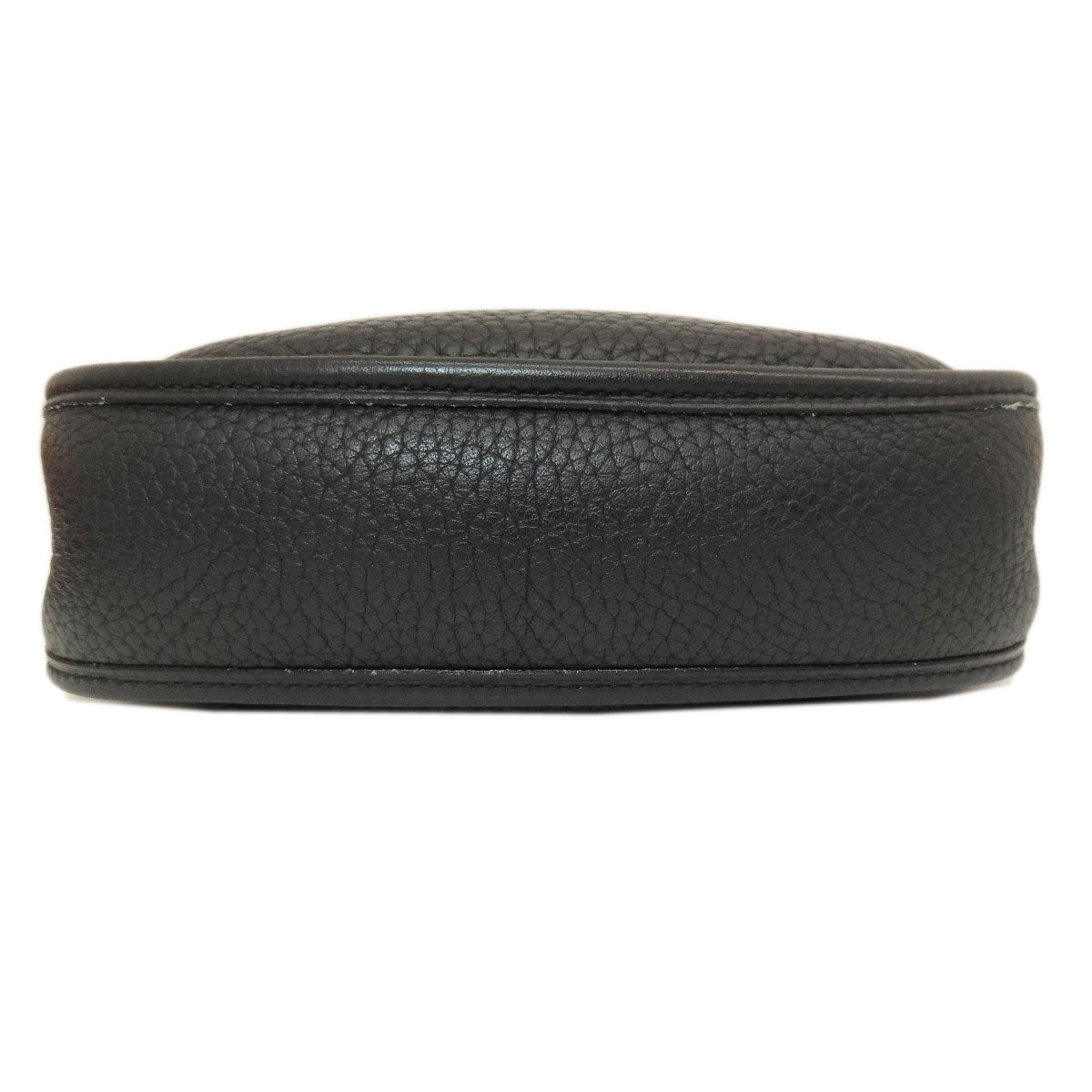 HERMES Shoulder Bag Taurillon Clemence black Evelyn TPM Black Gold Metal Women Used