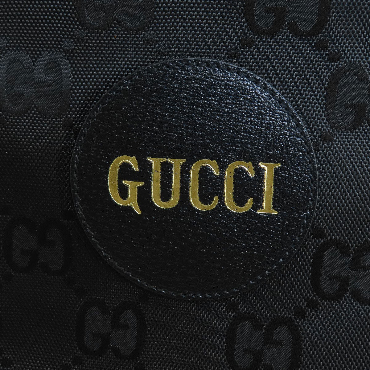 GUCCI Tote Bag 630355 canvas black Off the grid GG pattern Women Used
