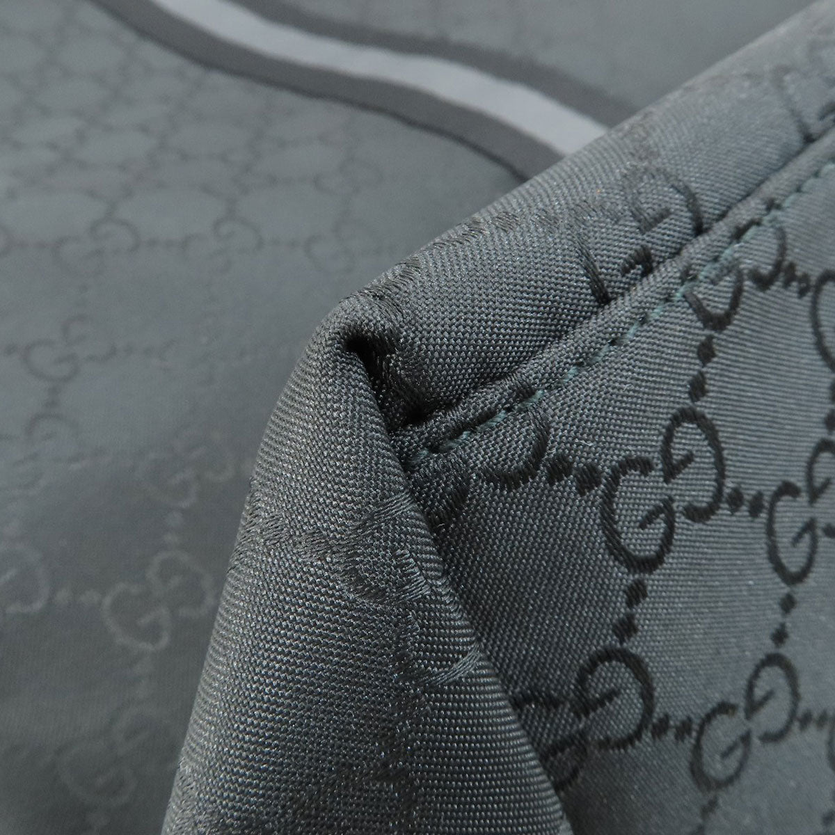 GUCCI Tote Bag 449179 Nylon black GG unisex(Unisex) Used
