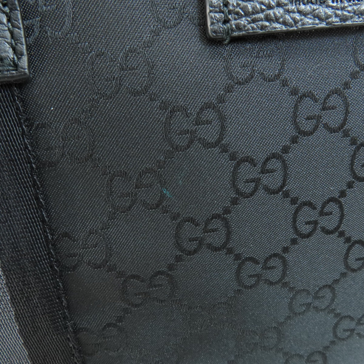 GUCCI Tote Bag 449179 Nylon black GG unisex(Unisex) Used