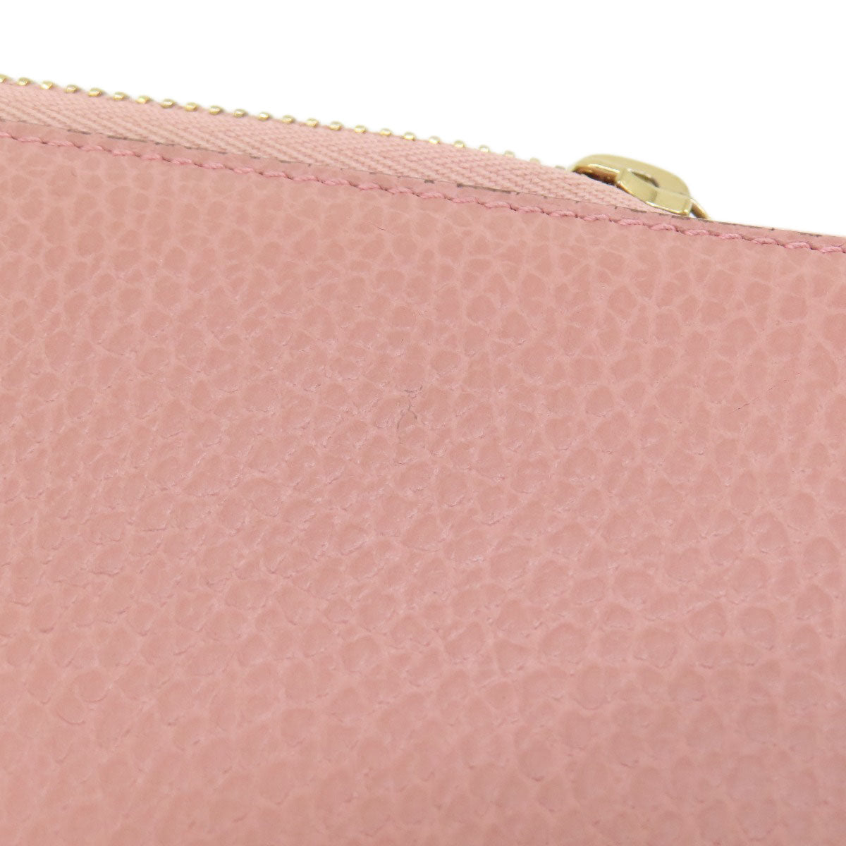GUCCI Long Wallet Purse 449347 leather pink Interlocking G