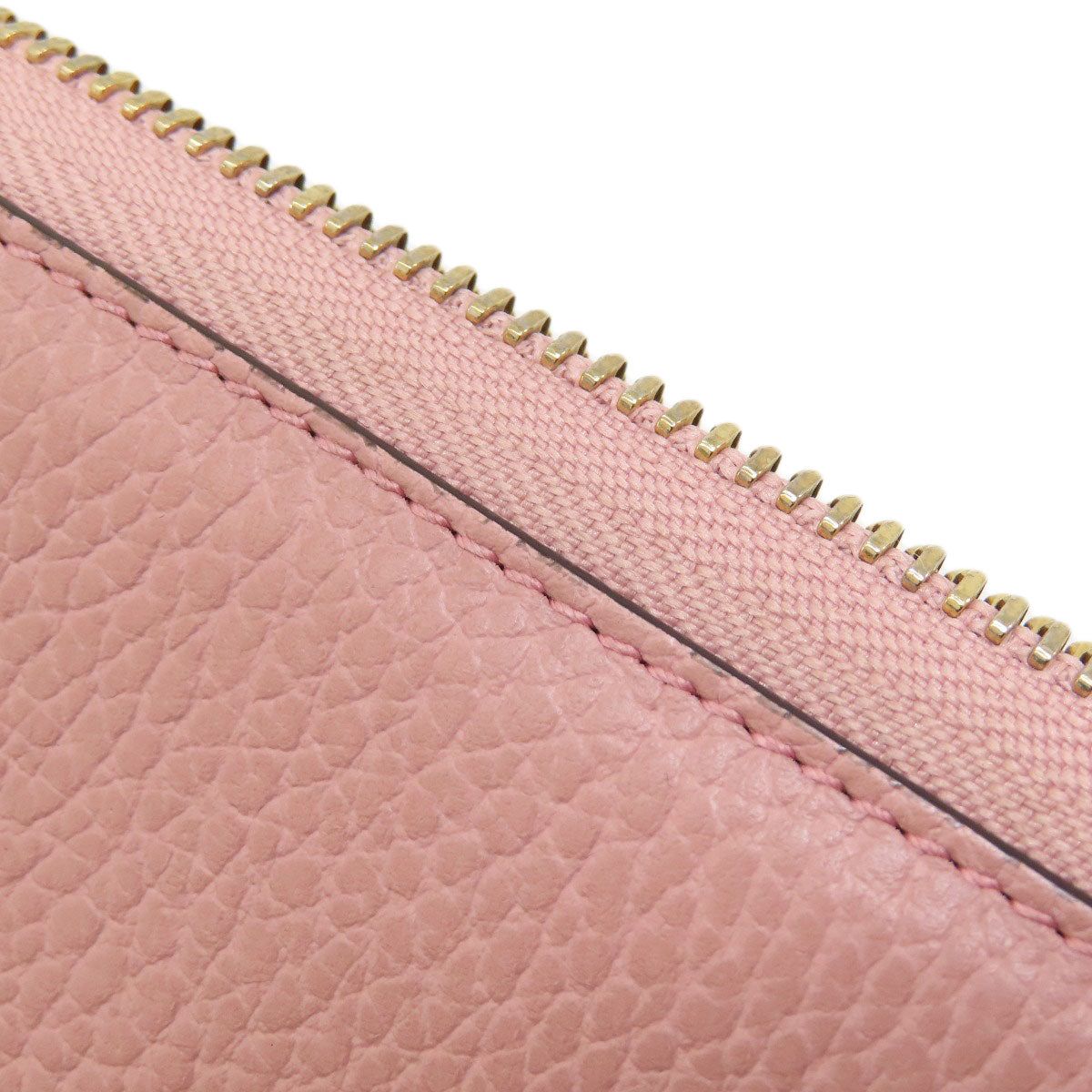 GUCCI Long Wallet Purse 449347 leather pink Interlocking G