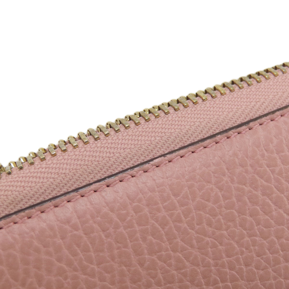 GUCCI Long Wallet Purse 449347 leather pink Interlocking G