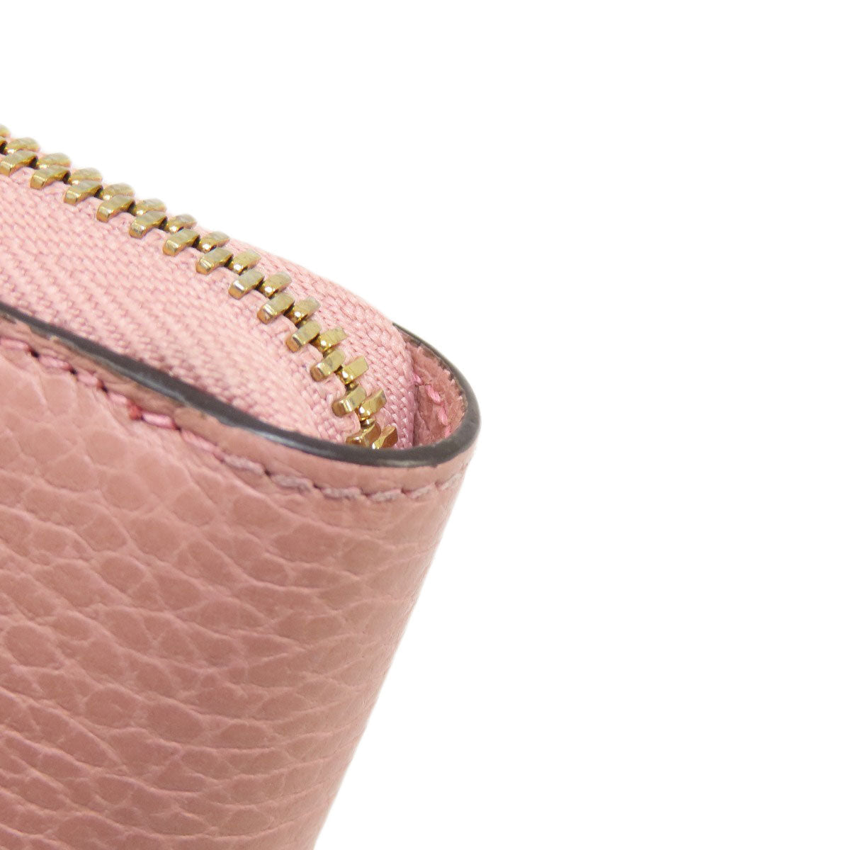 GUCCI Long Wallet Purse 449347 leather pink Interlocking G