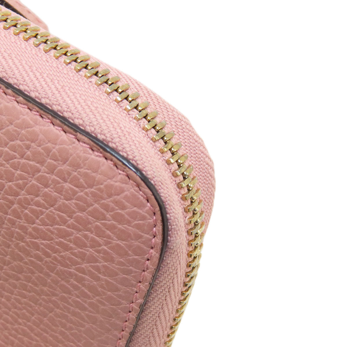 GUCCI Long Wallet Purse 449347 leather pink Interlocking G
