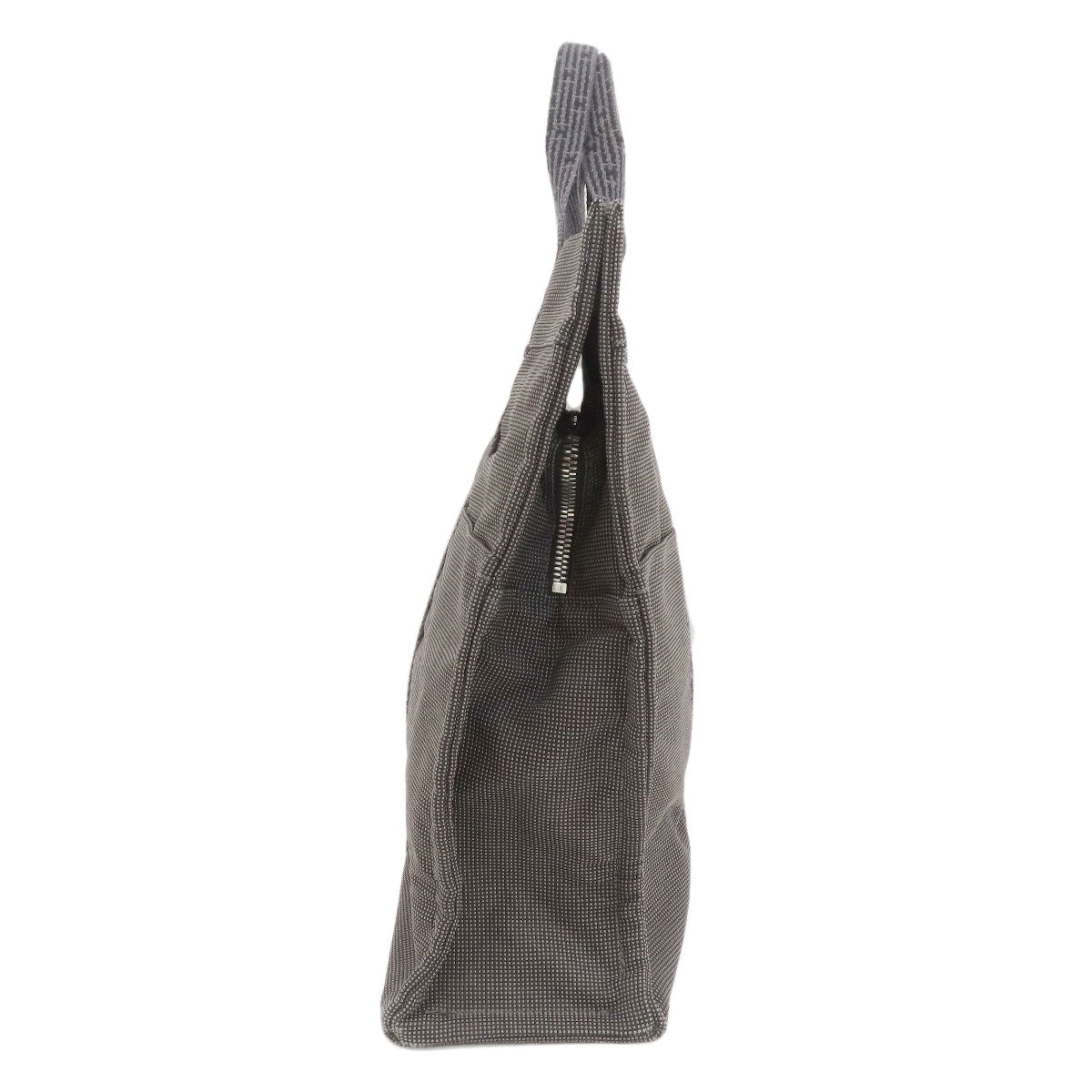 HERMES Tote Bag canvas gray Her LineMM Women Used