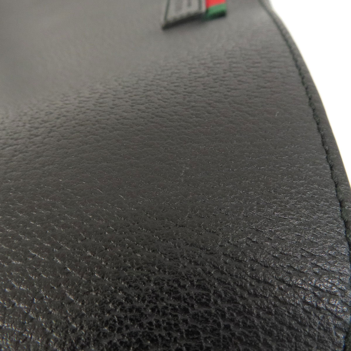 GUCCI Shoulder Bag 450973 leather black Long Shoulder Sherry Line unisex(Unisex) Used