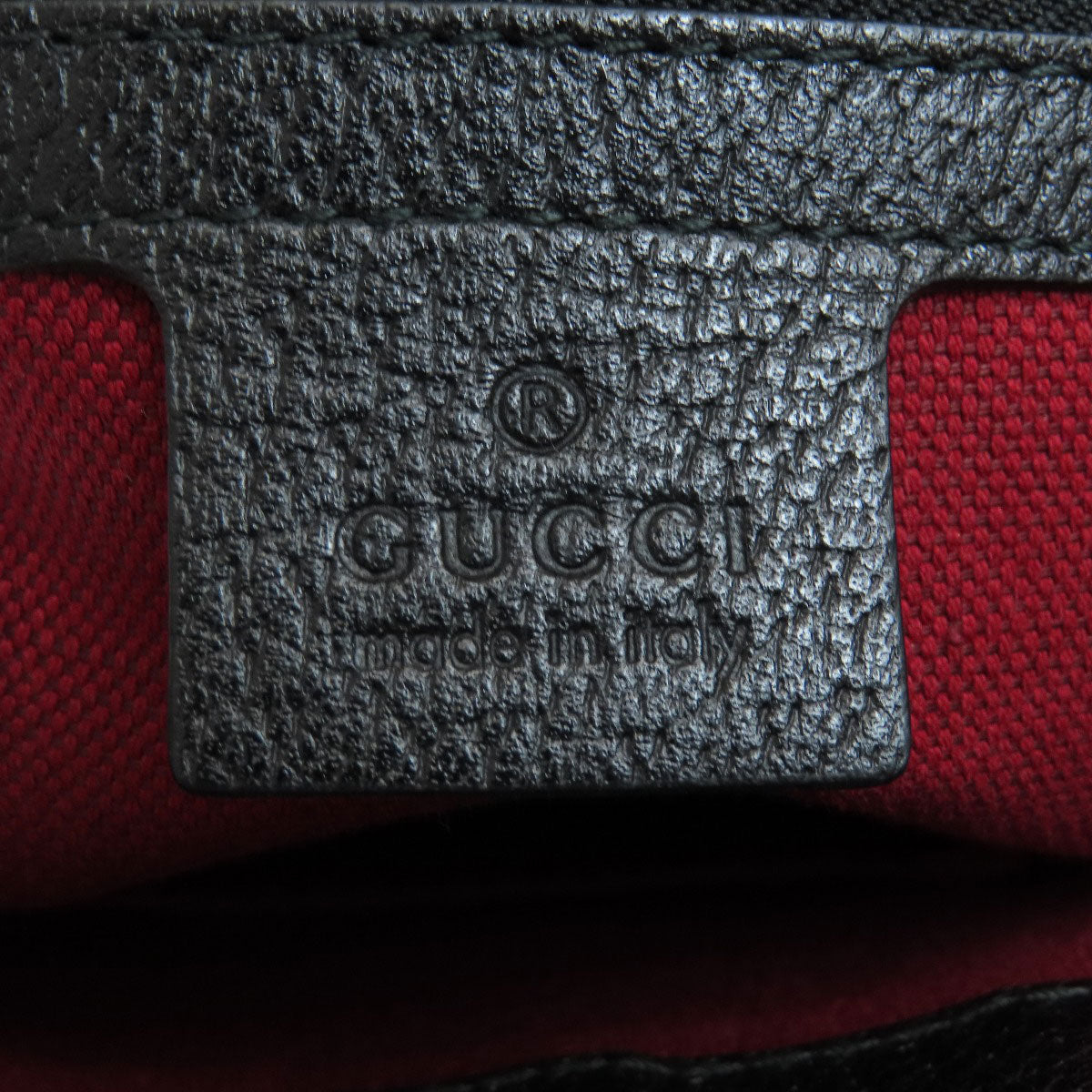 GUCCI Shoulder Bag 450973 leather black Long Shoulder Sherry Line unisex(Unisex) Used