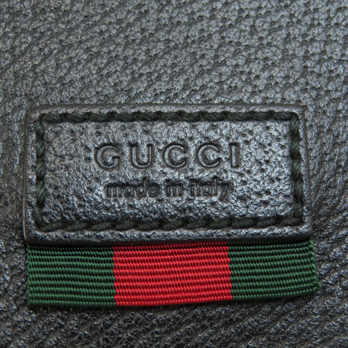GUCCI Shoulder Bag 450973 leather black Long Shoulder Sherry Line unisex(Unisex) Used