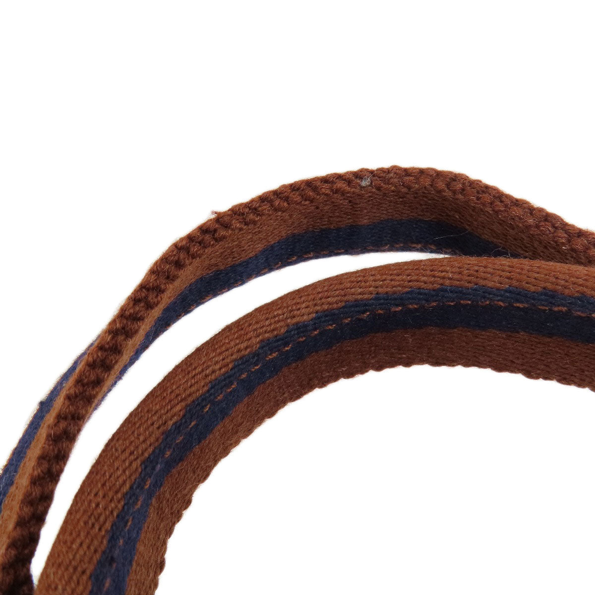 HERMES Handbag canvas Brown Sack Fool Toe PM Women Used