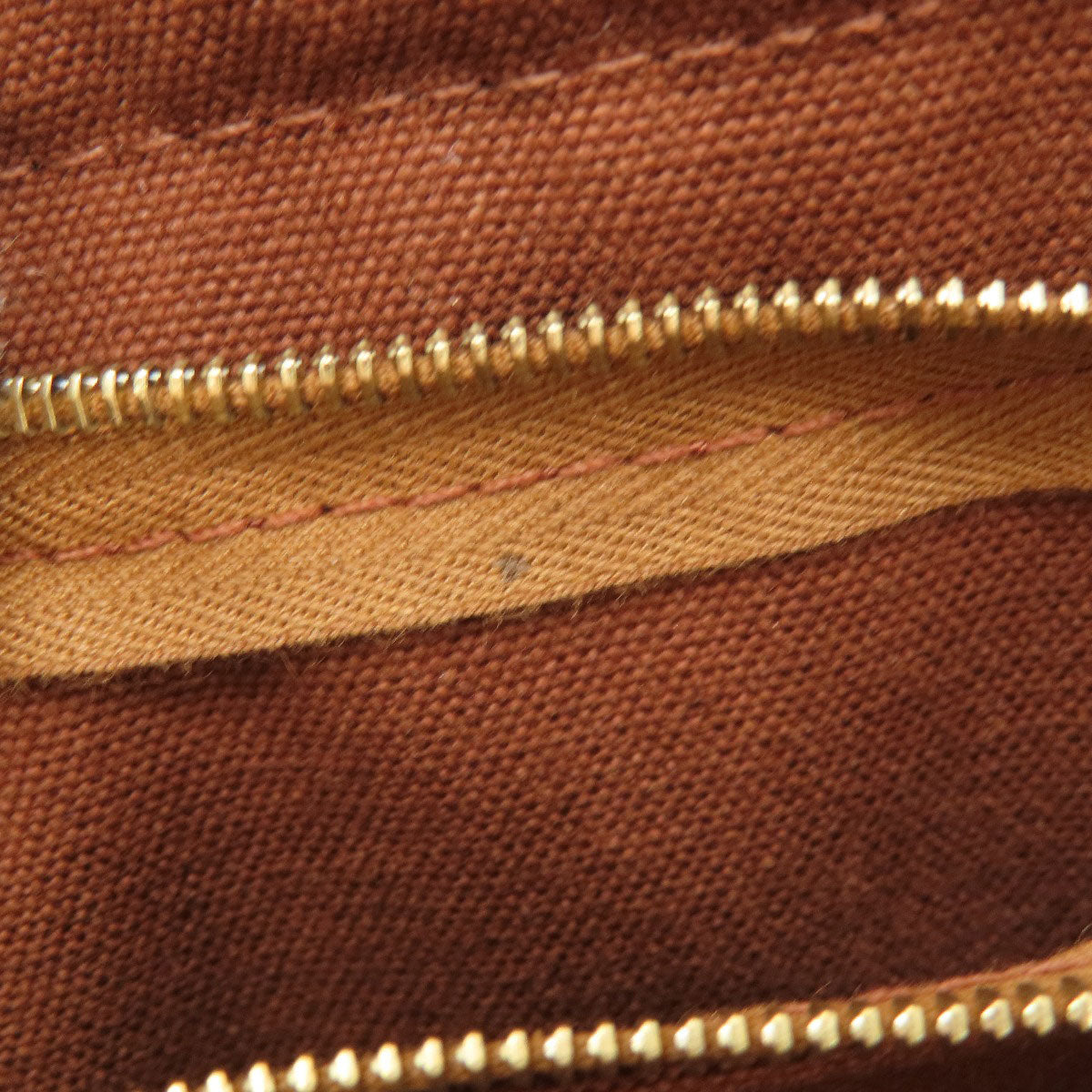 HERMES Handbag canvas Brown Sack Fool Toe PM Women Used