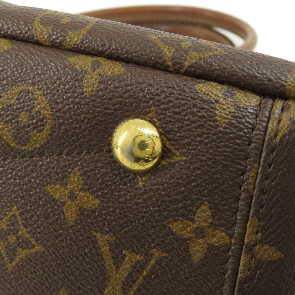 LOUIS VUITTON Handbag M41064 Monogram canvas Brown Pallas MM Monogram Women Used
