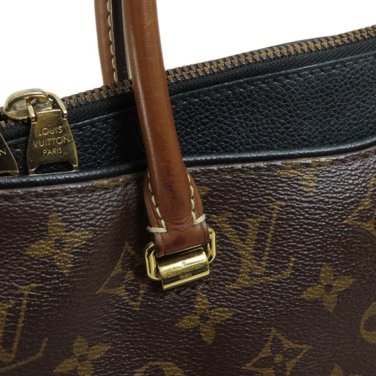 LOUIS VUITTON Handbag M41064 Monogram canvas Brown Pallas MM Monogram Women Used