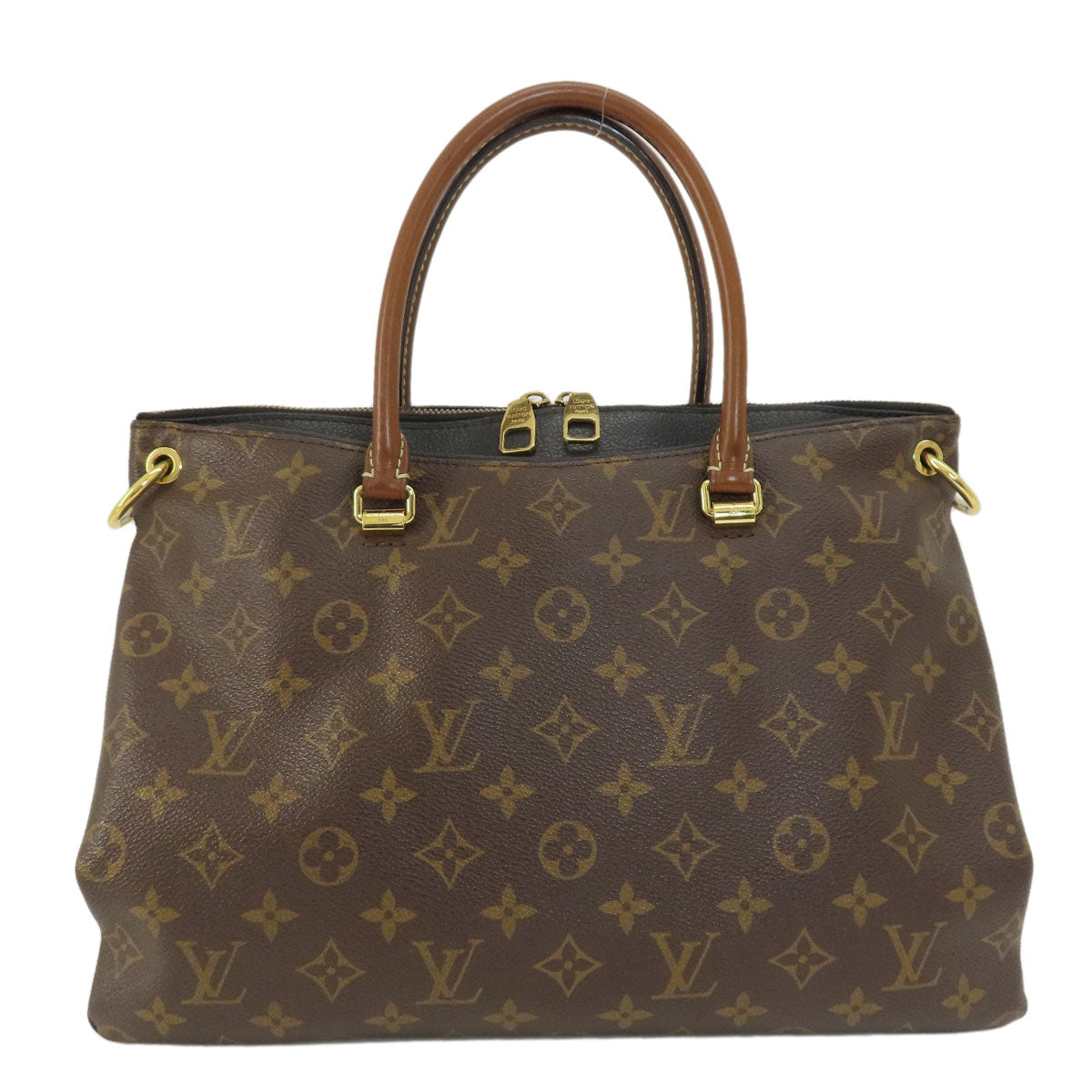LOUIS VUITTON Handbag M41064 Monogram canvas Brown Pallas MM Monogram Women Used
