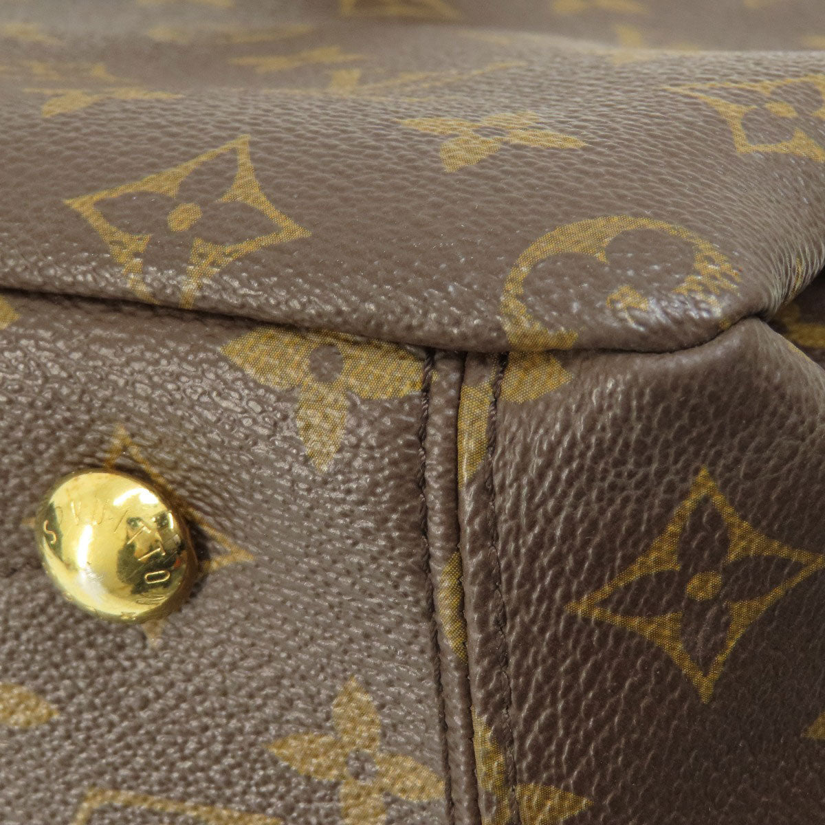 LOUIS VUITTON Handbag M41064 Monogram canvas Brown Pallas MM Monogram Women Used