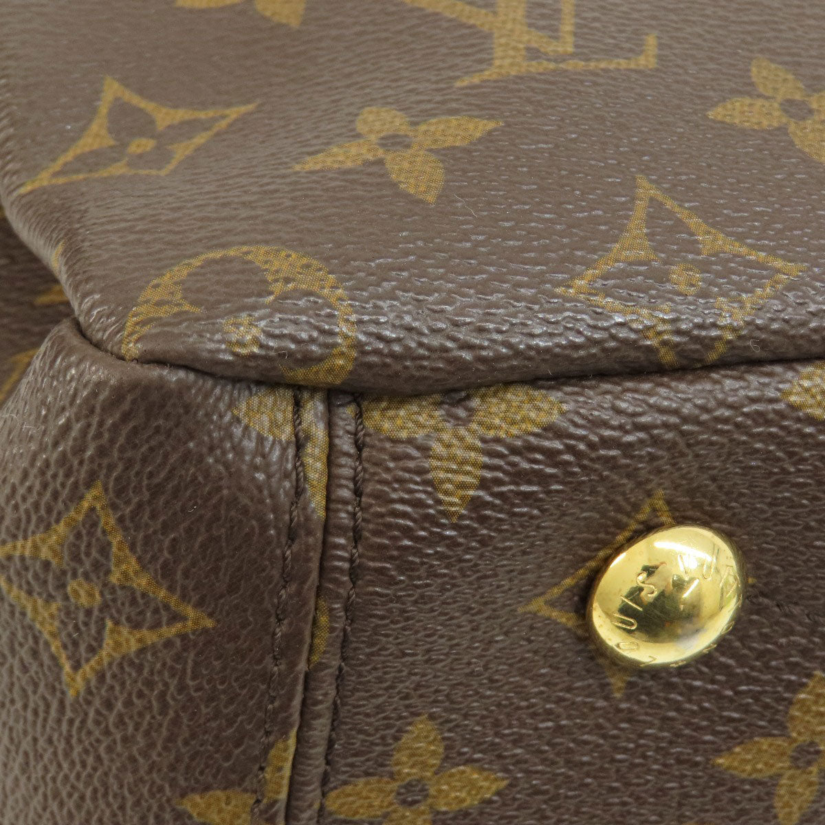 LOUIS VUITTON Handbag M41064 Monogram canvas Brown Pallas MM Monogram Women Used