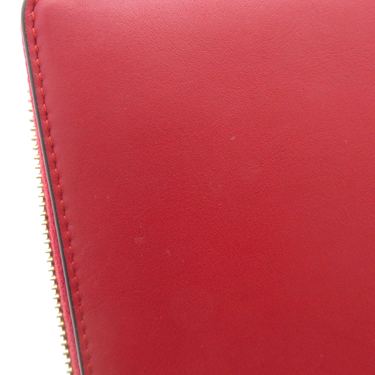 GUCCI Long Wallet Purse 453158 Calfskin Red Bamboo