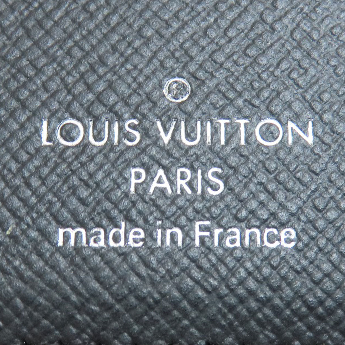 LOUIS VUITTON Bifold Wallet M62045 Taiga Leather black Portefeuille Amerigo NM mens Used