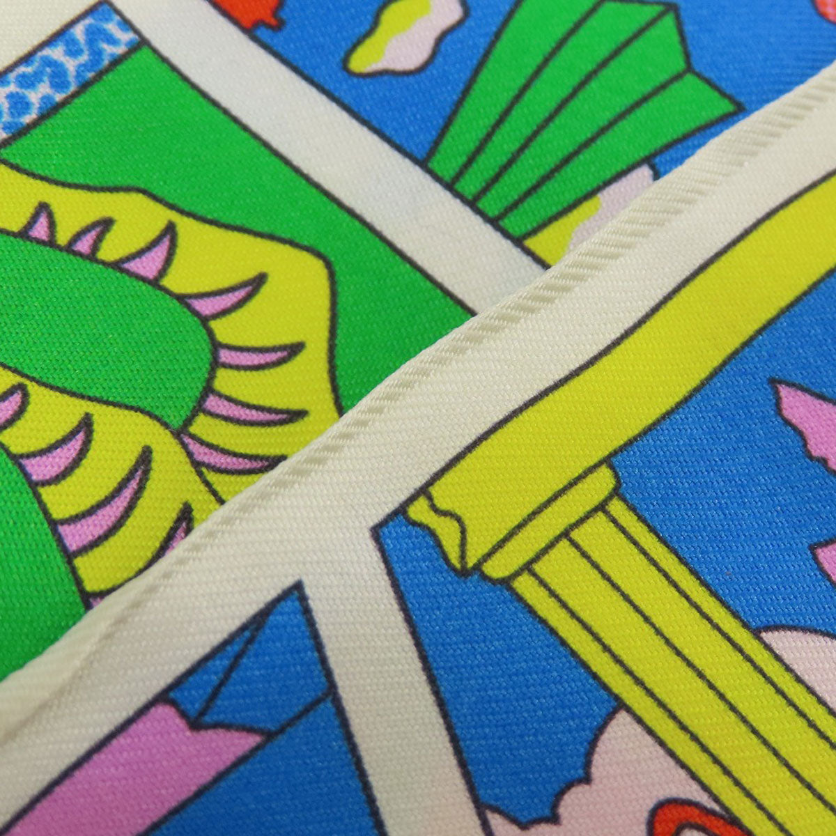 HERMES scarf silk white Twilly Women Used