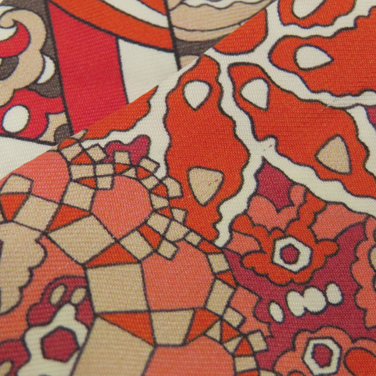 HERMES scarf silk Red Twilly Women Used
