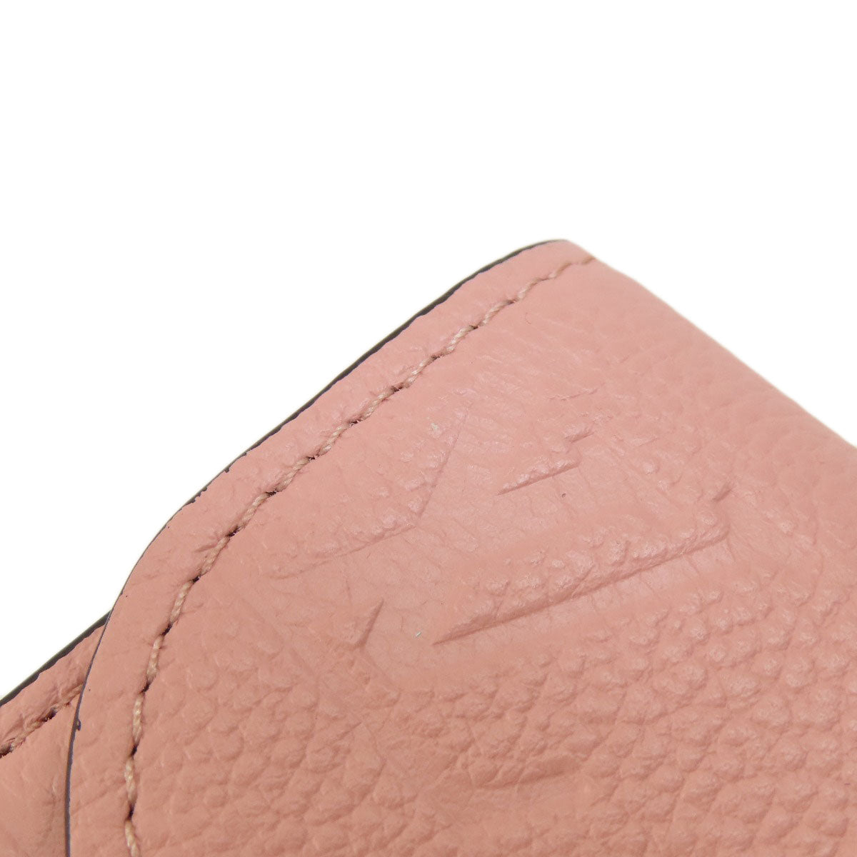 LOUIS VUITTON Coin case M81520 Ann Platt pink Portomone Rosali Rose Poodle Women Used