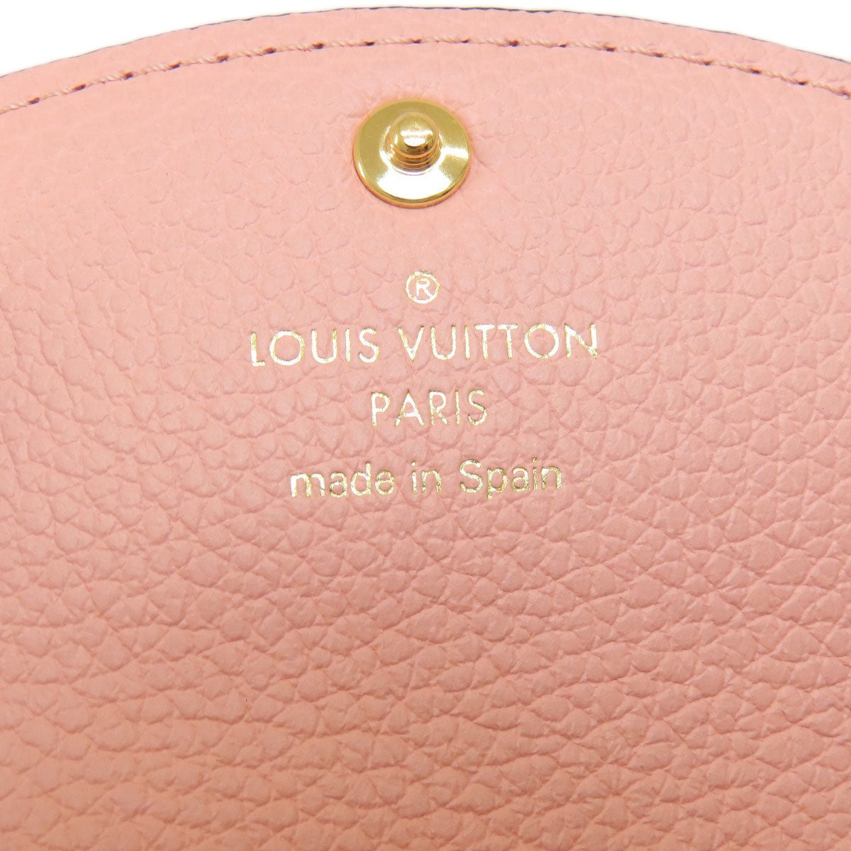 LOUIS VUITTON Coin case M81520 Ann Platt pink Portomone Rosali Rose Poodle Women Used