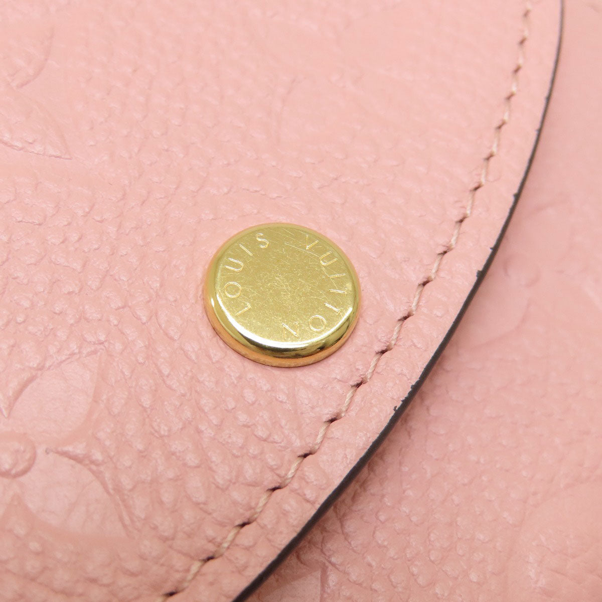 LOUIS VUITTON Coin case M81520 Ann Platt pink Portomone Rosali Rose Poodle Women Used