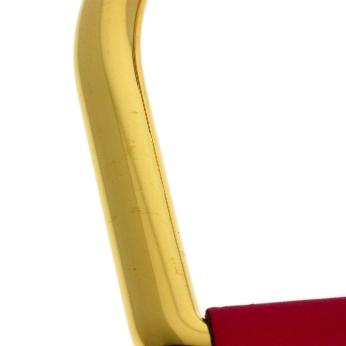 HERMES Necklace metallic pink Eritage Equestre GM Women Used