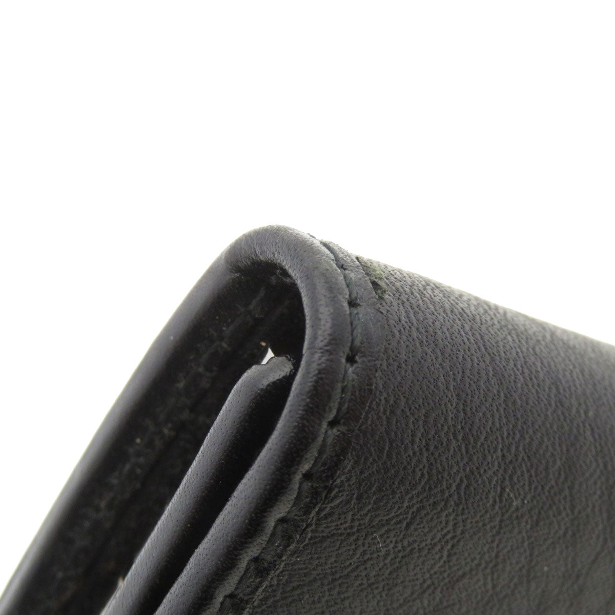 GUCCI Key case Key holder  92749 Calfskin black Logo motif