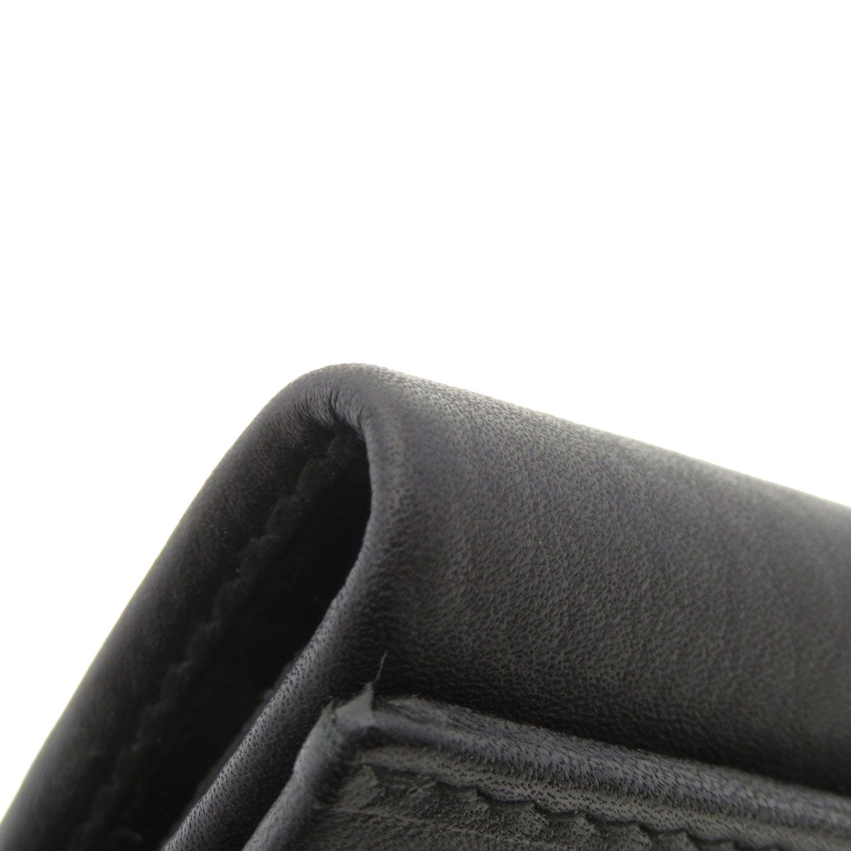 GUCCI Key case Key holder  92749 Calfskin black Logo motif