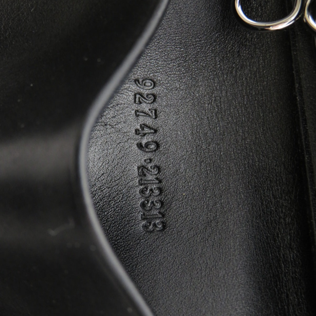 GUCCI Key case Key holder  92749 Calfskin black Logo motif
