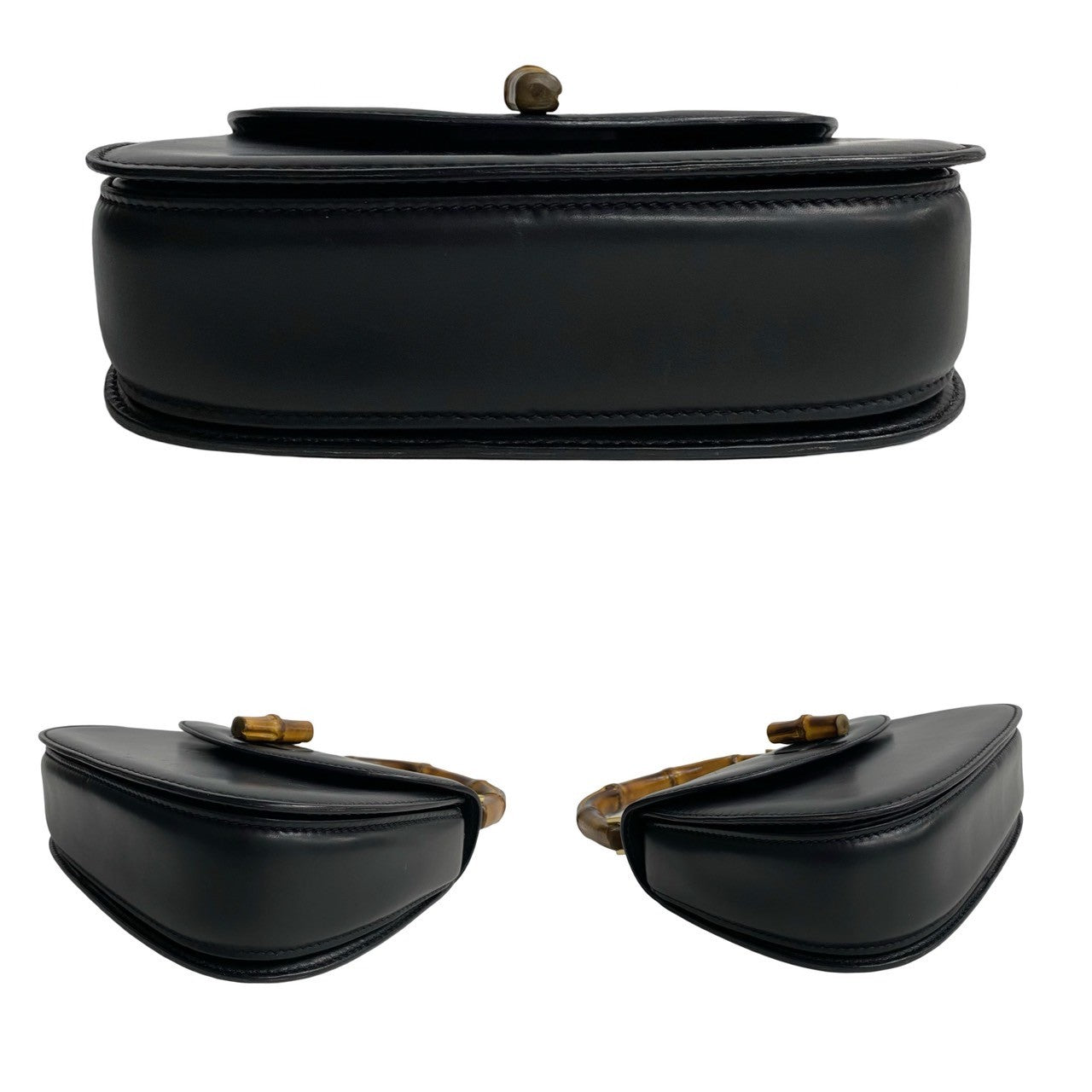GUCCI Shoulder Bag Bamboo black Bamboo