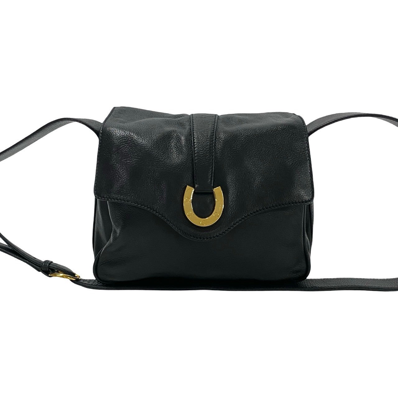 GUCCI Shoulder Bag leather black