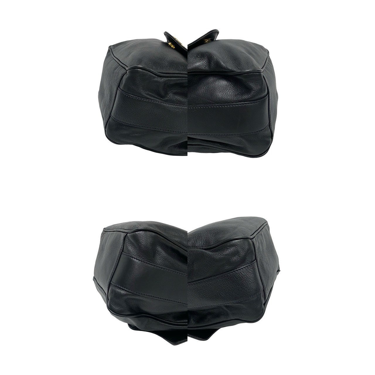 GUCCI Shoulder Bag leather black