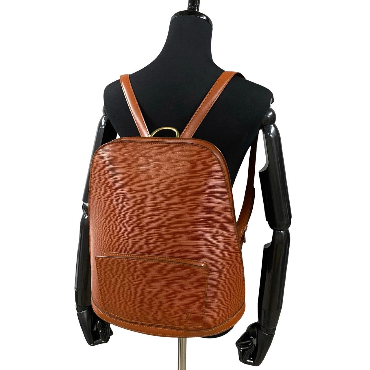 LOUIS VUITTON Backpack Epi Leather Brown Epi Coblanc