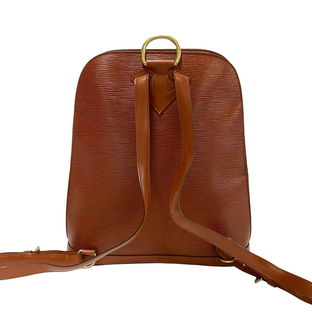 LOUIS VUITTON Backpack Epi Leather Brown Epi Coblanc