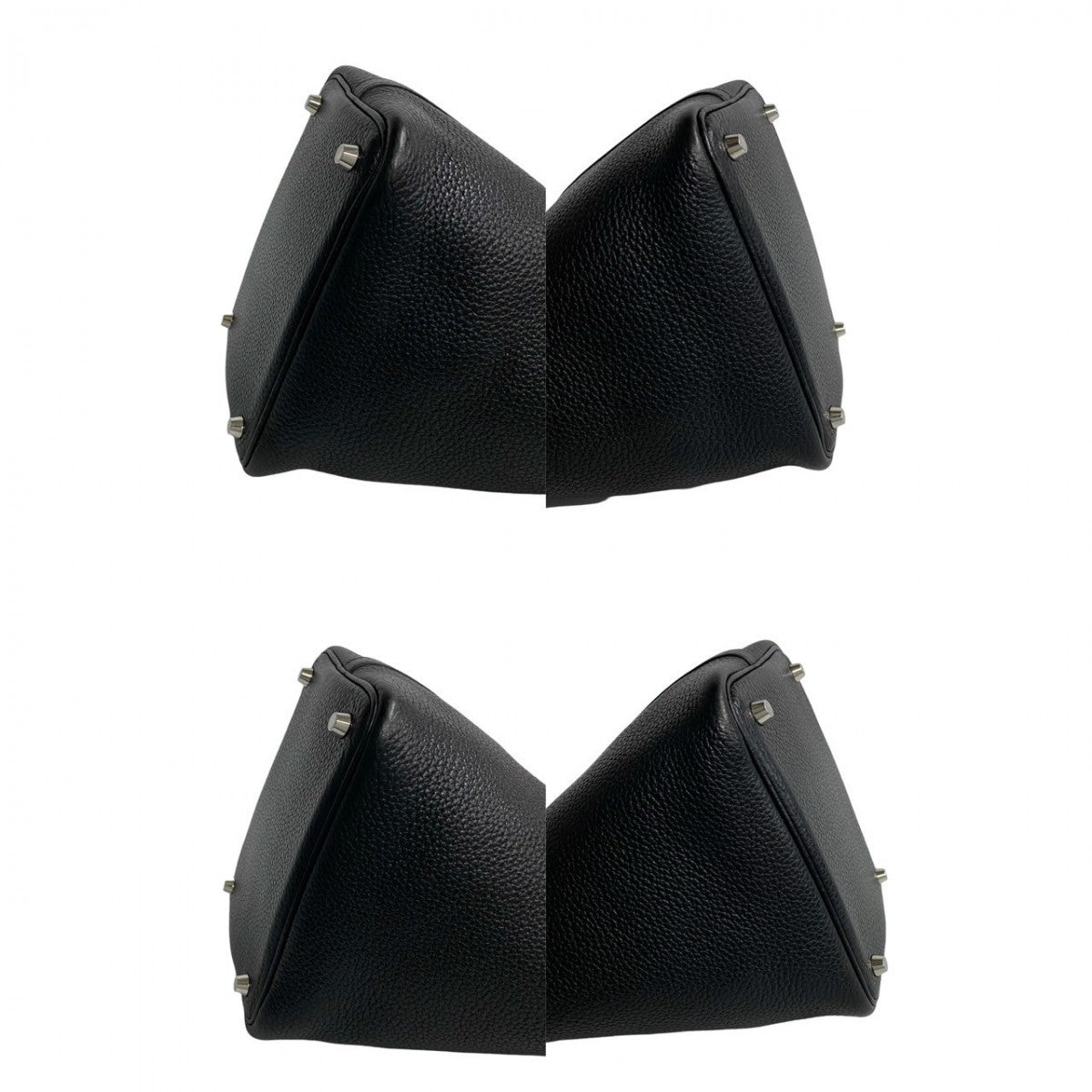 HERMES Handbag Taurillon Clemence black Picotan Lock PM