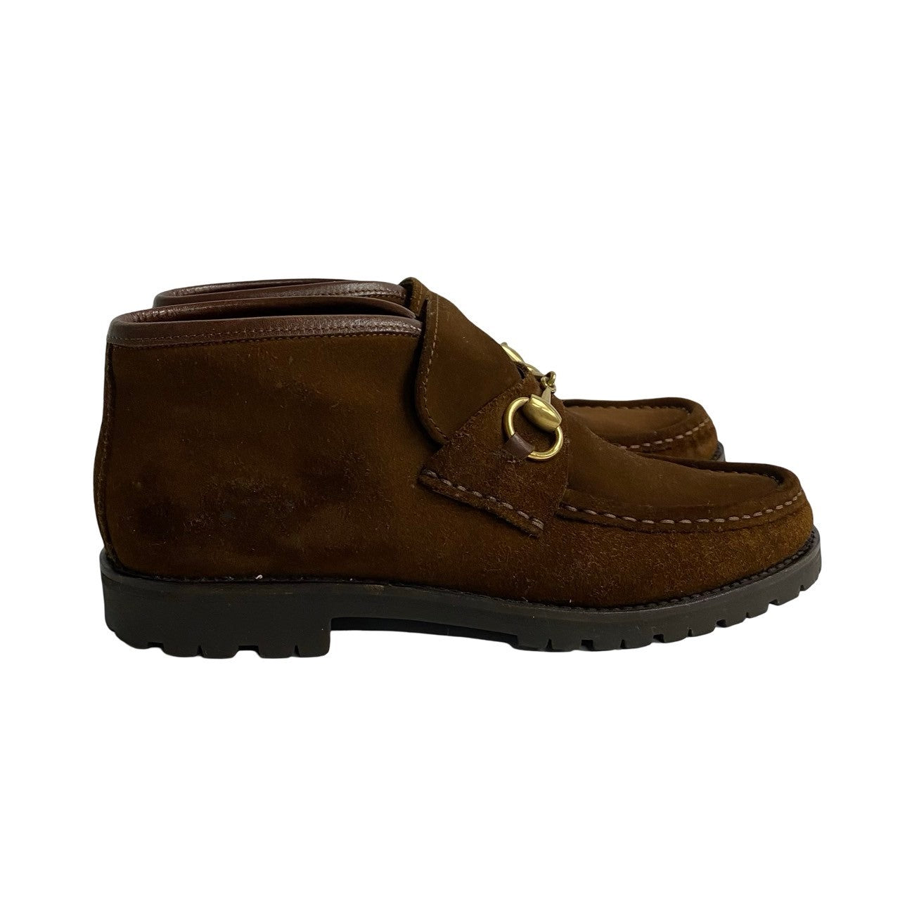 GUCCI boots Suede Brown