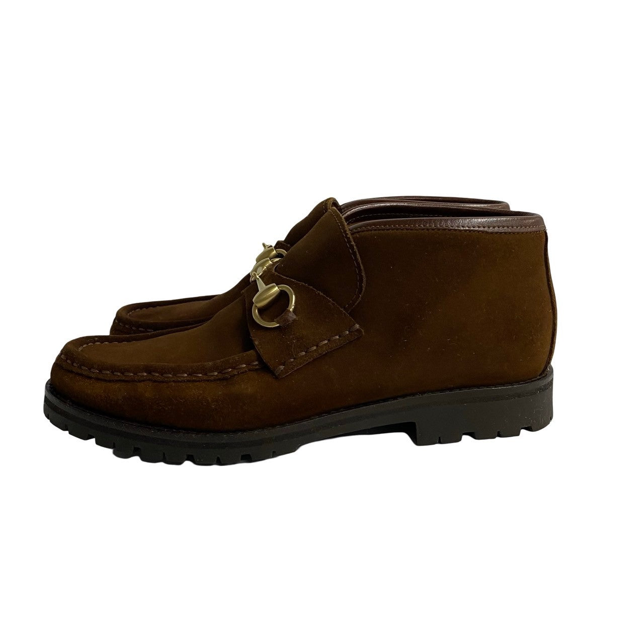 GUCCI boots Suede Brown