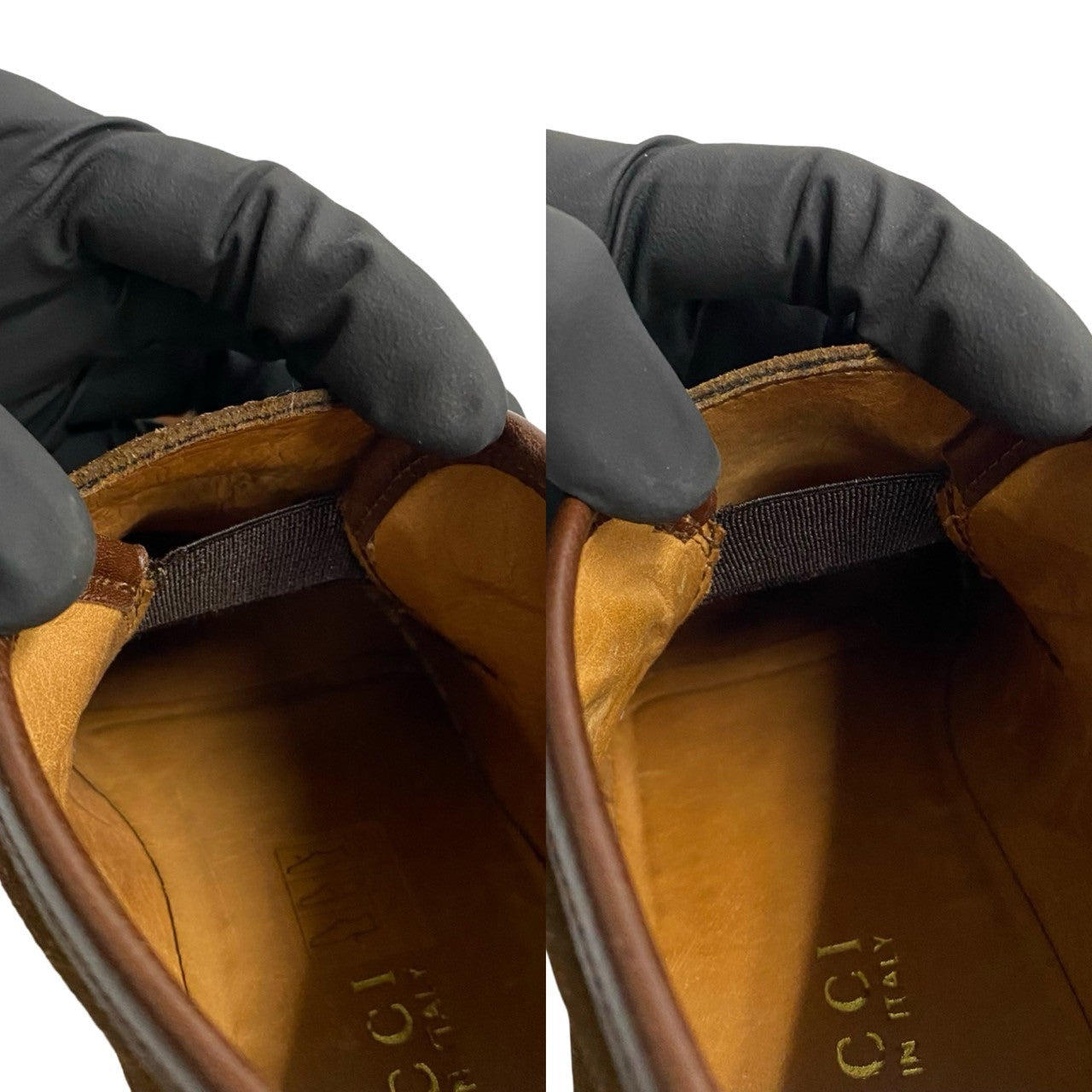 GUCCI boots Suede Brown