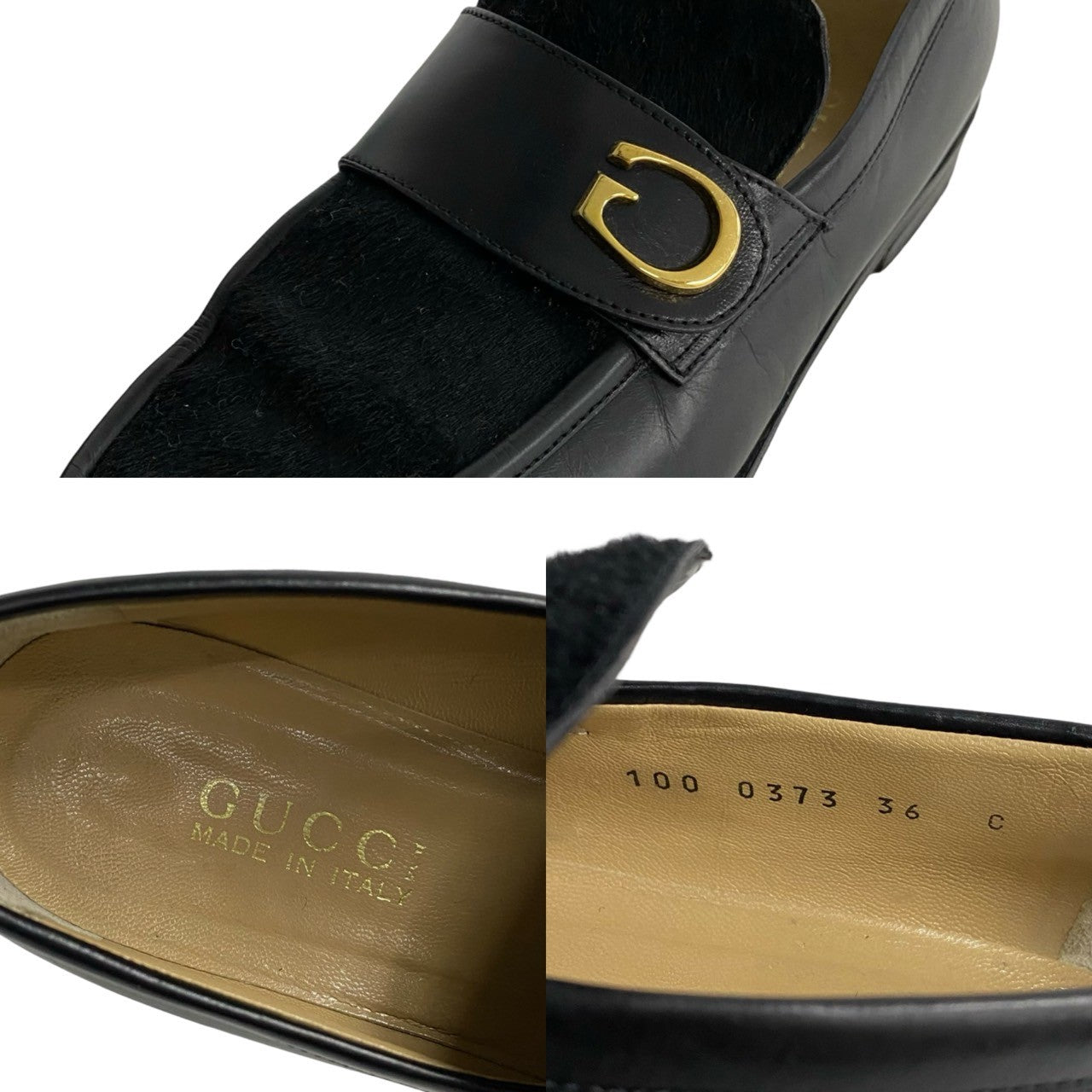 GUCCI loafers Harako black 36