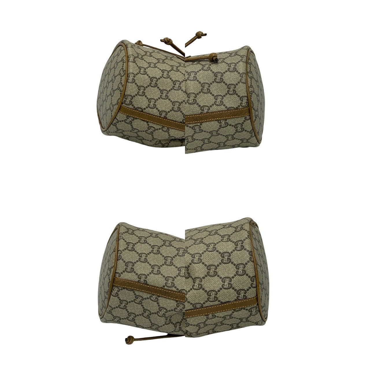 GUCCI Shoulder Bag leather Brown