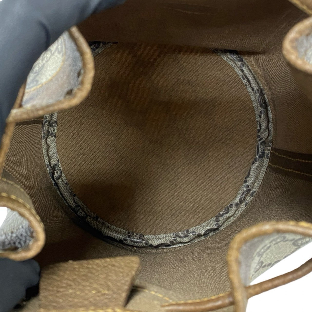 GUCCI Shoulder Bag leather Brown