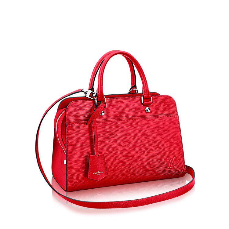 Louis Vuitton Epi Vaneau MM Bag Epi Leather Red