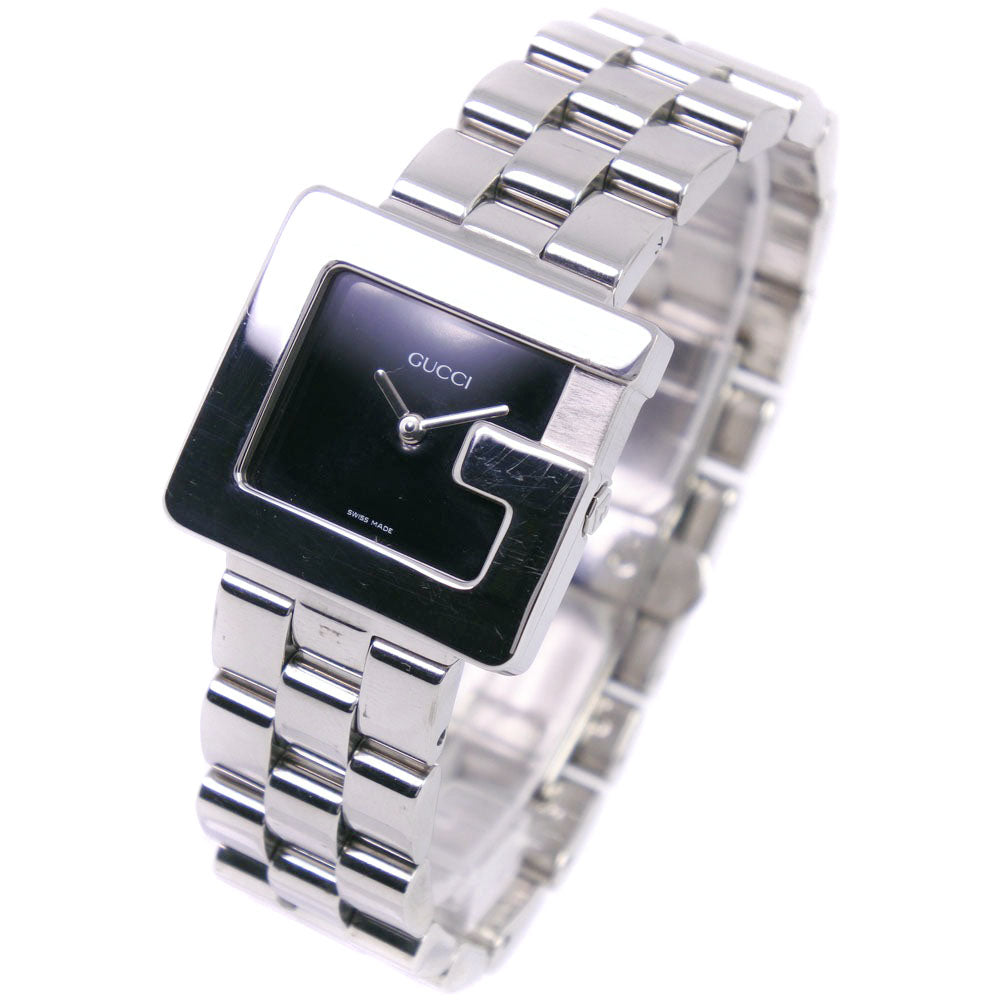 GUCCI Watches Quartz 3600J Stainless Steel black black dial Women Used