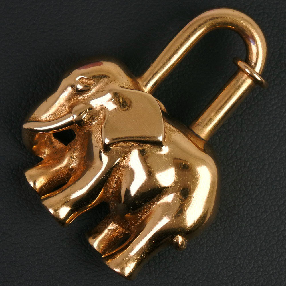 HERMES charm Plated Gold gold Animal motif Women Used