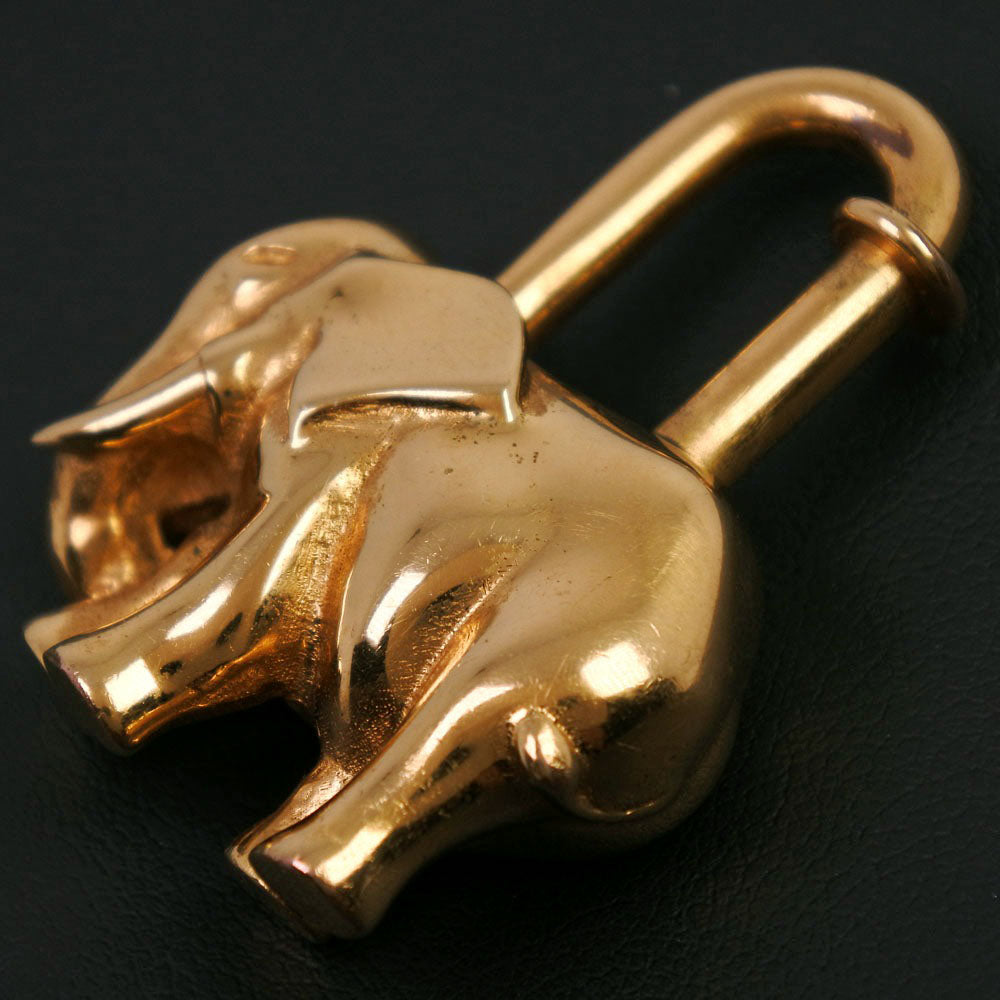 HERMES charm Plated Gold gold Animal motif Women Used